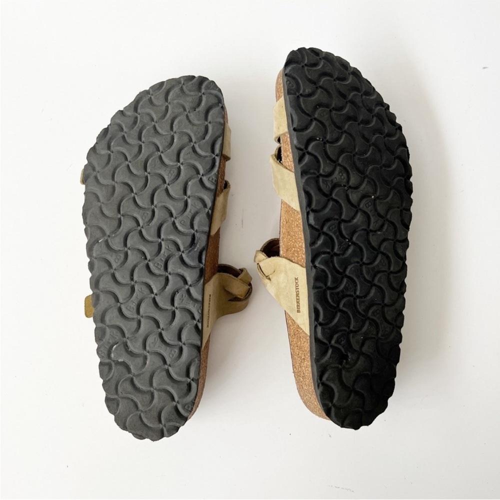 Birkenstock Franca Braided Tan Leather Oiled Sandals Size 39 8-8.5 - Picture 4 of 7